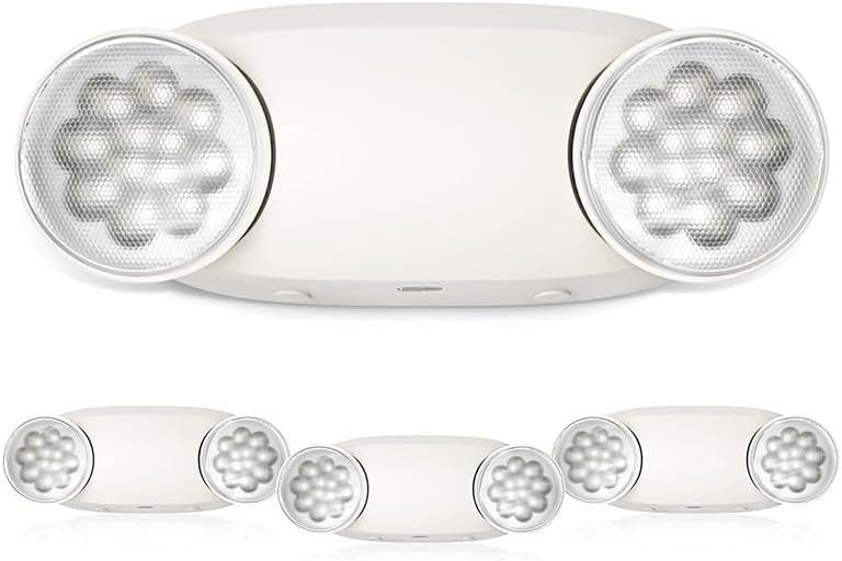 Emergency Lights + Exit Signs with Emergency Lights