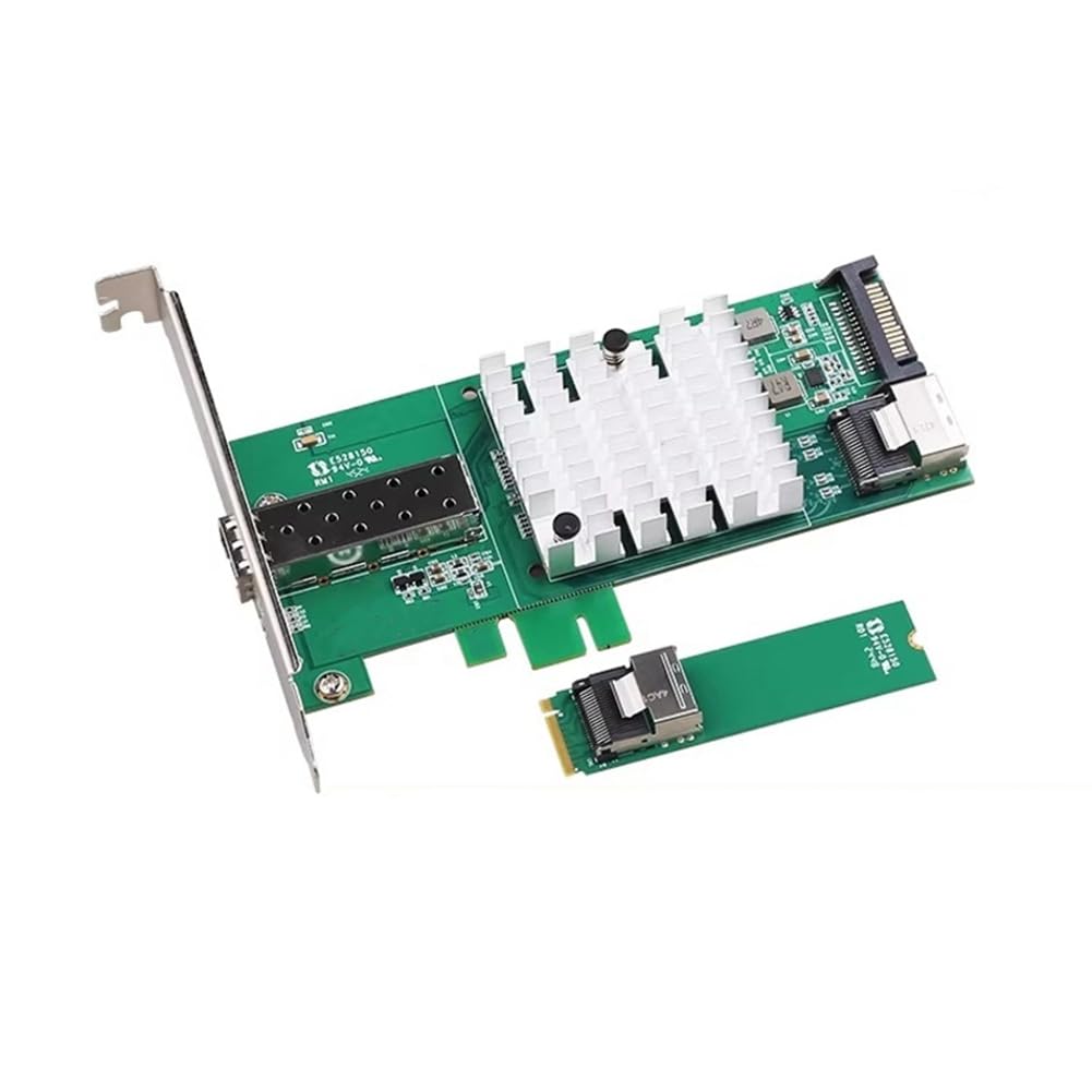 Scheda di Rete Ethernet 10Gb 82599EN PCI-e X1 X4 X8, X16 M.2 NIC Card 10Gb/S con Porta in Fibra Ottica