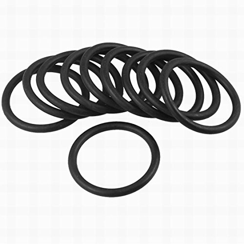 FemiaD 10 Pcs 37mm x 30mm x 3.5mm Industrial Rubber O Ring Oil Seal Gaskets