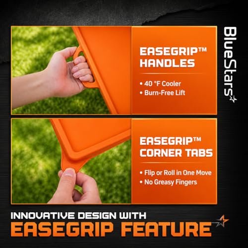 Image of [Upgraded EasyGrip] BlueStars 22 inch Silicone Griddle Cover for Blackstone