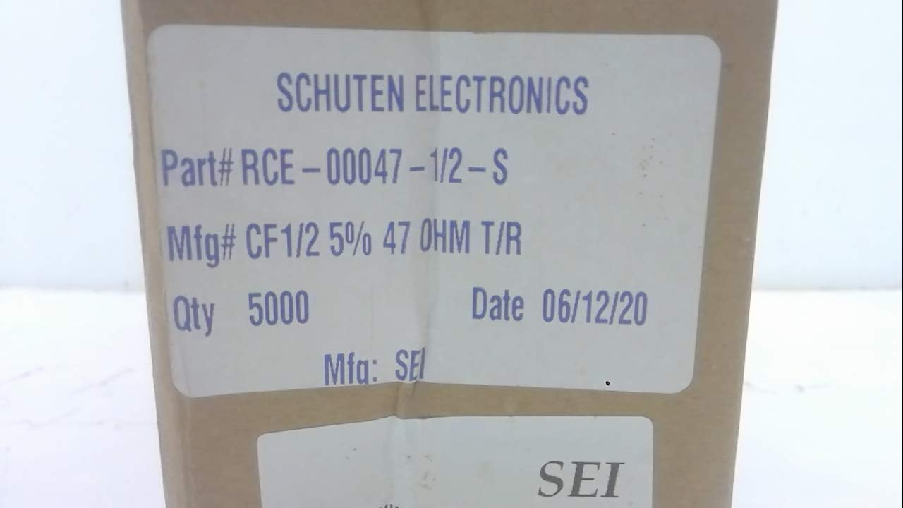 Rcd Cf1/2 5 47 Tr - Bulk As is - Roll of 5,000 Diodes, Alt Id: Rce-000 Cf1/2 5 47 Tr - Bulk As is -