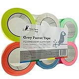 GreyParrot Tape Fluorescent Cloth Tape, Best Reflective Under Blacklight Tape, 2in x 22yds per Color, for Outdoor, Rough Surface