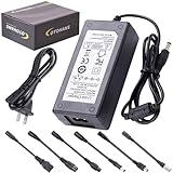 54.6V 2A Fast Battery Charger 7 in 1 Plugs - Universal Replacement Charger for 13S 48V Lithium-ion Batteries, Compatible with Gotrax, Razor, Jetson, Ninebot, Swagtron, Segway, Hiboy and More