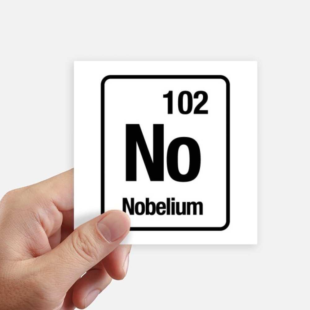 Autocollant carré Chem Nobelium pour personnaliser votre ordinateur