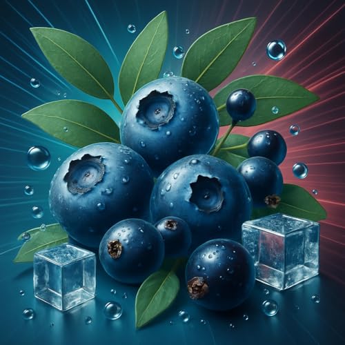 Aroma de arándano azul, grosella y eucalipto Ice para vapeo diario 100ml