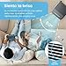 Pro Breeze® Climatizador Evaporativo Portátil 5L con 4 Modos de Funcionamiento, 3...
