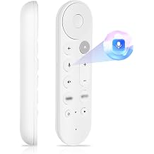 Voice Remote Replacement for Google TV Streamer 4K Voice Remote with Buzzer Compatible with Chromecast Google TV and Streaming with 2 Hot Keys