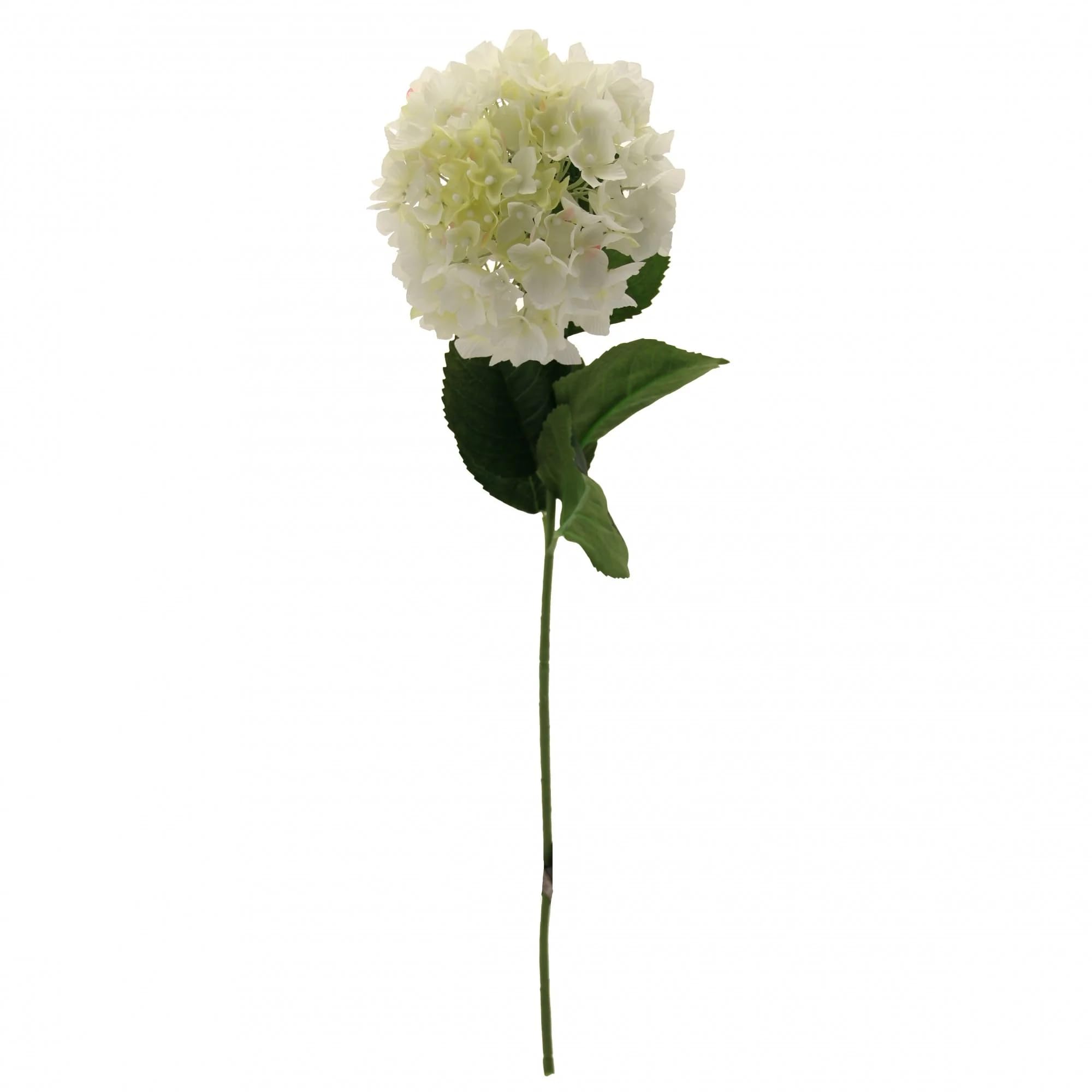 Apac Cream 67Cm Single Stem Hydrangea Artificial Flowers - Hydrangea Silk Flowers For Bridal Wedding Bouquets, Home, Office, Party Decoration, Centrepieces, Floral Arrangements