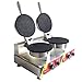 2000W Waffeleisen Belgische Waffel Doppelseitiger Uniform Heizung, W/Nonstick Plates & Cool-Touch-Griff, Geeignet Professionelle Rotated Nonstick Für Restaurant Bäckereien Snackbar,220V