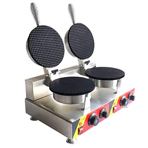 2000W Waffeleisen Belgische Waffel Doppelseitiger Uniform Heizung, W/Nonstick Plates & Cool-Touch-Griff, Geeignet…