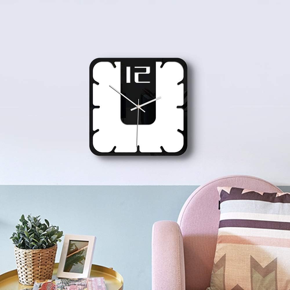 Wall Clock Acrylic Material Square Wall Clock Creative Home Fashion Watches Mute Clock Creative Wall Clock Size 28cm * 28cm