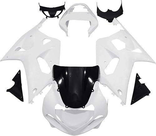 Miniatura 1 de XFMT Juego de carenado de plástico ABS sin pintar para motocicleta, compatible con SUZUKI GSX-R 600 GSXR 750 2001 2002 2003 K1