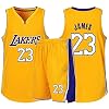 Lakers 8# 23# James 24# Geel Basketbal Jersey, Men’s Sports Vest, Korte broek, Tweedelig Basketball T-shirt voor…