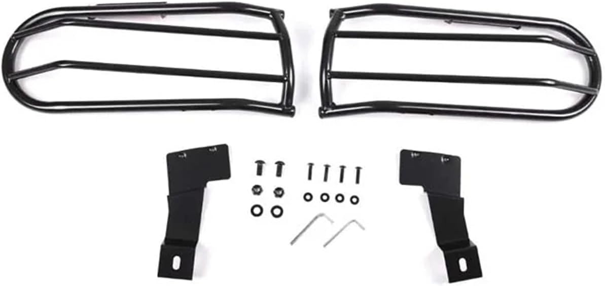 Auto Front Headlight Decoration Protection Cover Compatible With Toyota FJ Cruiser 2007-2021 Car Tail Light Trim Cover Styling Accessories(Front Headlight)