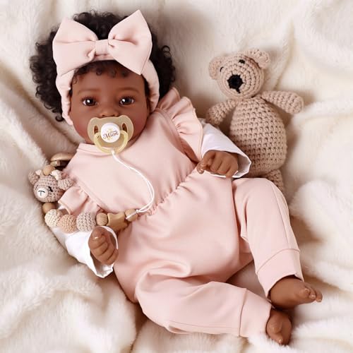 Muñeca Bebé Reborn Realista 20 Pulgadas Cuerpo de Tela y Vinilo miniatura 1