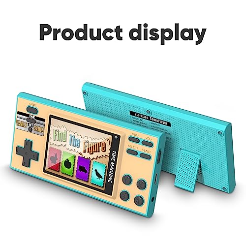 Kids Handheld Game Console with 200 Video Games for Kids, 16 Bit Games Travel Toys, 3 Inch Screen Pocket Game, Electronic Learning & Education Toys, Gifts for Boys and Girls (Blue)