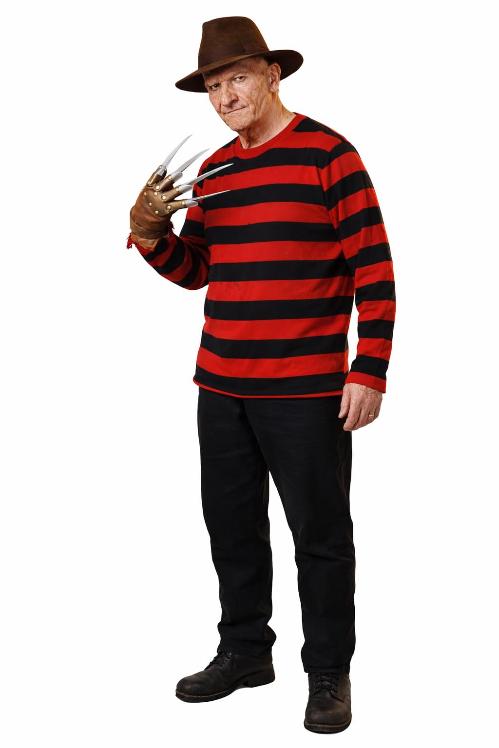 The Dragons Den Adults Nightmare Freddy Halloween Horror Movie Fancy Dress Set [One Size]