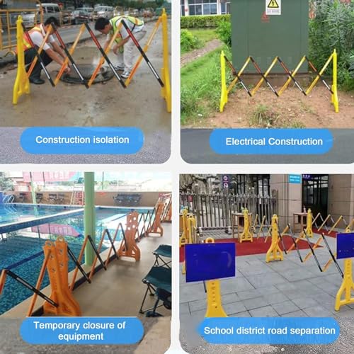 Barrière de circulation rétractable de barricade extensible portable pliante - 7