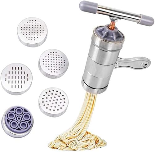 Fabricante de fideos de acero inoxidable,Máquina manual de pasta de acero inoxidable Máquina de fideos de prensa de pasta de acero inoxidable, ayuda