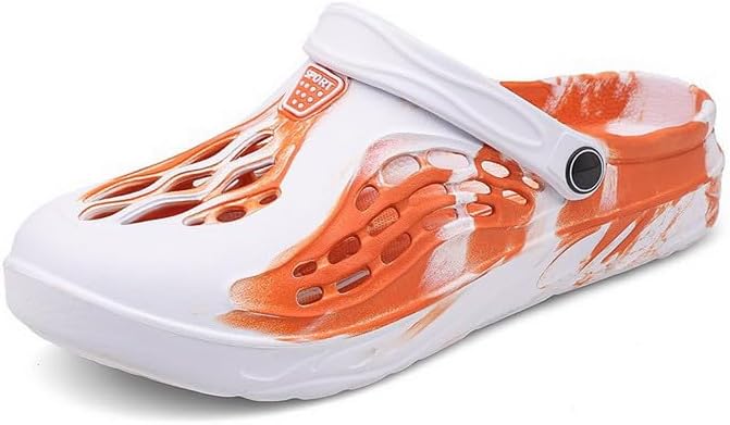 Mens Clogs Slip On Garden Shoes Comfy Antiskid Slippers Sandals Athletic Water Shoes Outdoor Walking Shoes