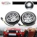Min Led Rally Kit Luce - Shell Nero Led Rally Light Con Halo Ring Min DRL Daytime Running Light Per Mini-Cooper R50 R52 R53 2001 ~ 2006
