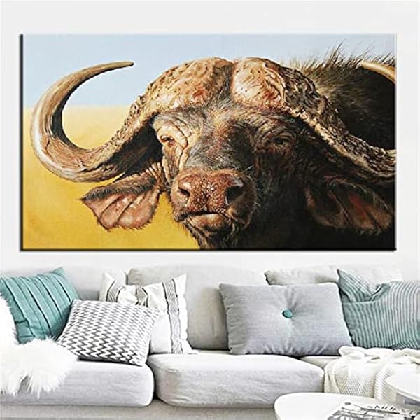 Diamond Painting Kit Completo,5D DIY Pittura Diamante,Strass Cristallo Punto Croce Art Ricamo Pittura Craft per Pareti Domestiche per Adulti Bambini Decorazioni Mucca Animale Square Drill,70x140cm