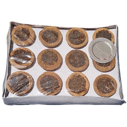 Sambrani Dhoop Cups for Pooja (48 pcs) | Havan Cups for Pooja, Home & Festivals | Natural Guggal Dhoop Original | Dhoop Cones | Pack of 4 (12 Cups/Pack + 1 Burner Plate/Pack)-picture-16