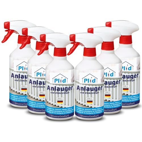 plid® Anlauger & Zinkreiniger - [IDEALE - UNTERGRUNDREINIGUNG] - Fliesenreiniger - Macht alle Untergründe für Neuanstriche haftfähig, griffig und gründlich sauber- Made in Germany 3l