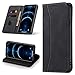 Produktbild Leaisan Handyhülle für iPhone 12/iPhone 12 Pro Hülle Premium Leder Flip Klappbare Stoßfeste Magnetische [Standfunktion] [Kartenfächern] Schutzhülle für iPhone 12/iPhone 12 Pro Tasche - Schwarz