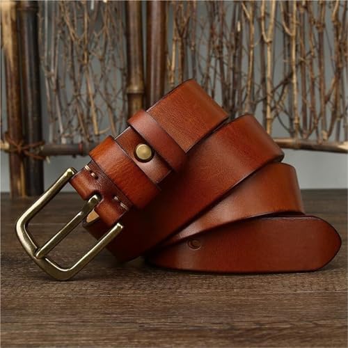 Ceinture cuir de vache véritable homme robuste 5mm classique tendance - 2