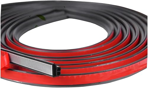 Tira de sellado de puerta de automóvil, doble forma de L, protector de borde de goma para puerta de automóvil, aislamiento de ruido autoadhesivo