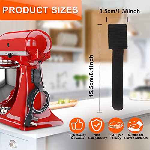 Cord Organizer For Kitchen Appliances 10 Pcs, Appliance Cord Organizer Stick On Curved Surfaces, Kitchen Appliance Cord Winder With Strong Adhesive Tape For Stand Mixer, Air Fryer, Pressure Cooker #TOP1