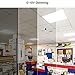 hykolity 2x2FT LED Flat Panel Troffer Light, 40W 5000K Recessed Back-Lit Drop Ceiling Light, 4400lm Lay in Fixture for Office, 0-10V Dimmable, 3-Lamp F17T8 Fixture Replacement, 2 Pack