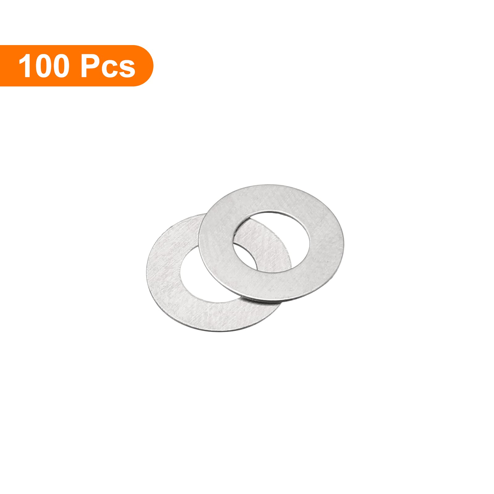 Lot De 100 Rondelles Plates M6 – Ultra Fines 0,1 Mm – Diamètre 6x12 Mm – Uxcell
