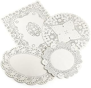 Lakeland Assorted Paper Doilies, 4 Designs - Pack of 80
