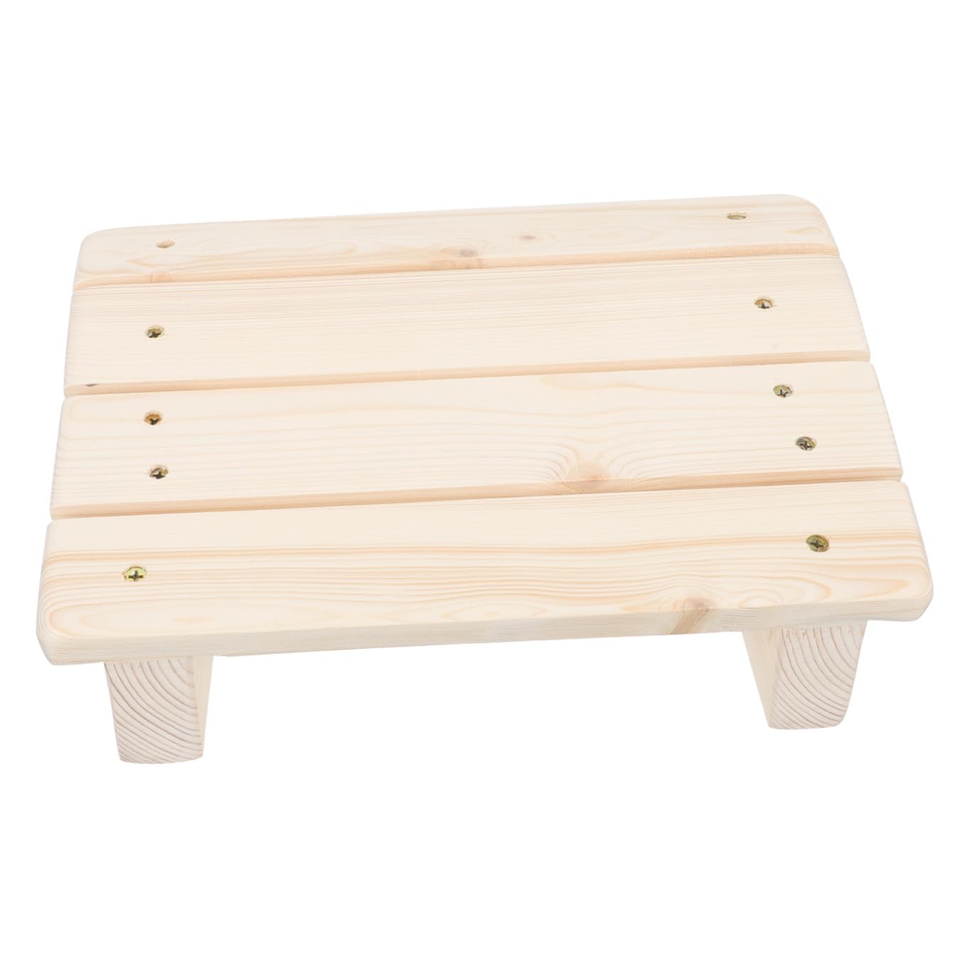 Poggiapiedi da Scrivania in Legno, Sgabello Basso per Casa Ufficio