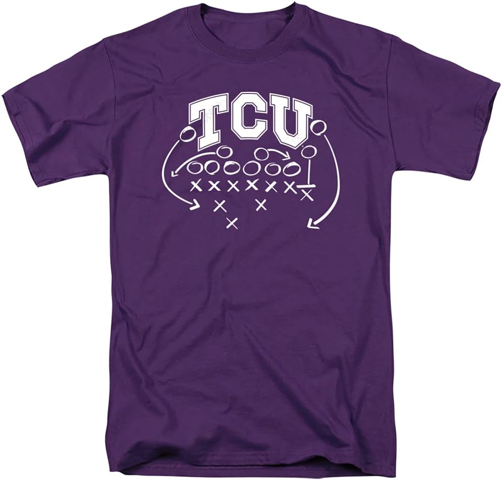 Texas Christian University Official Football Play Unisex Adult T Shirt
