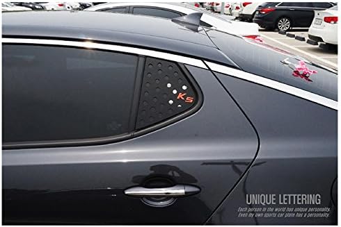 Window C-Pillar Lettering Sports Plate For Kia 2011-2015 Optima /K5 /Red