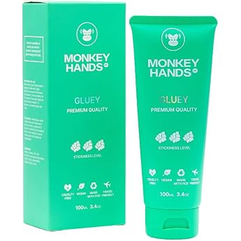 Monkeyhands Gluey Grip Superstarker Halt f r Fitness und Pole Dance Ideal f r Calisthenics Ringe Parkour Turnen Vegan Ohne Parabene mit Harz Gr n 100ml