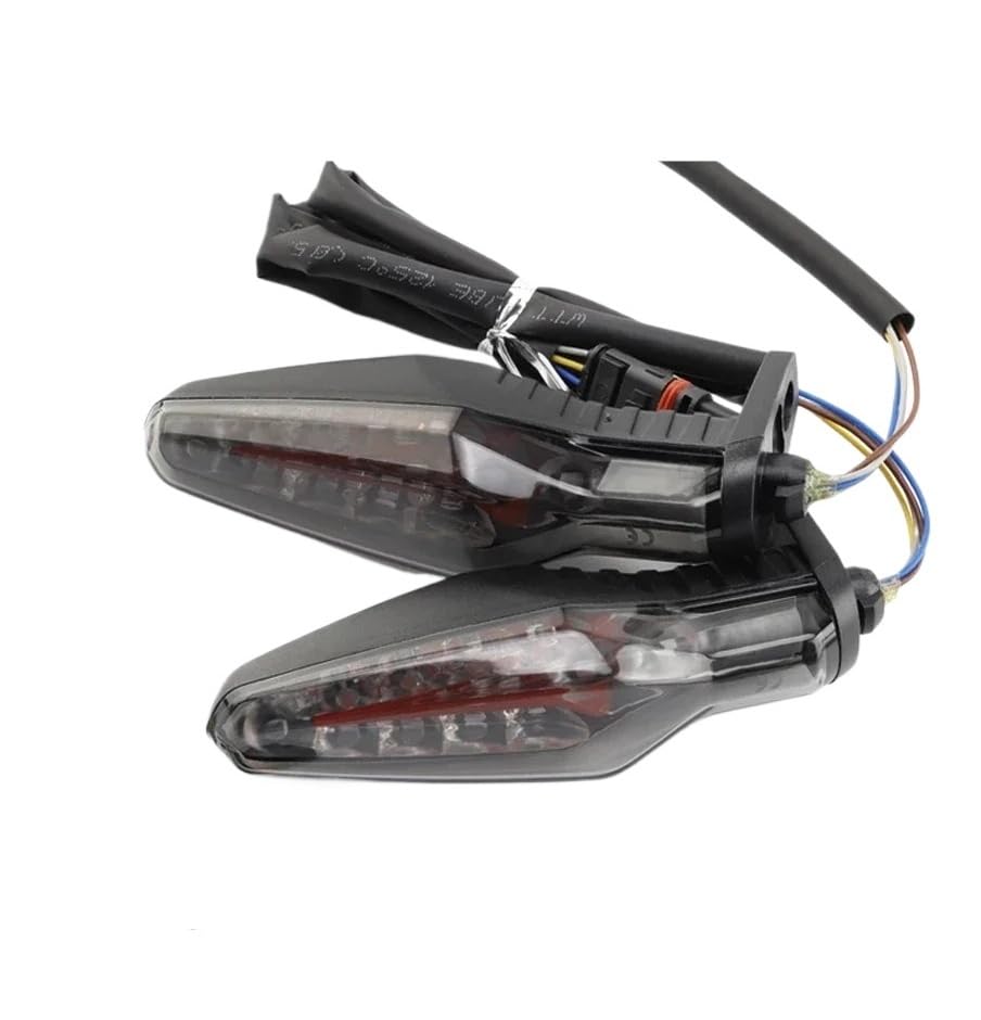 Clignotant de moto à LED puissant avec feu de stop intégré pour S1000R et XR
