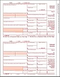 2021 Laser 1099 Interest Tax Forms, Federal Copy A, 100/Pk