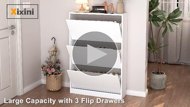 Amazon.com: Xixini Shoe Storage Cabinet for Entryway with 3