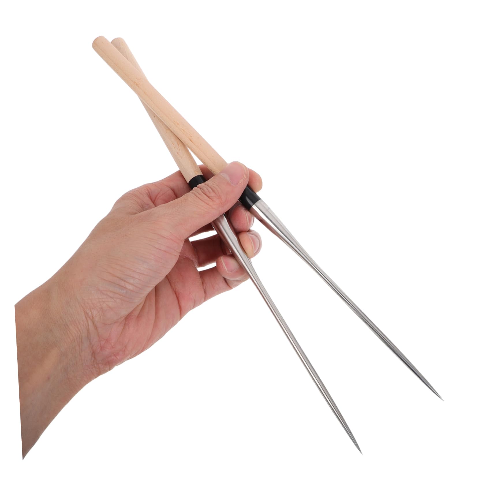 OUNONA 2piezas Palillos De Mesa Largos De Herramientas De Emplatado Palillos De Cocina