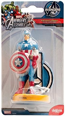 Bougie Anniversaire Captain America Amazon De Toys Games
