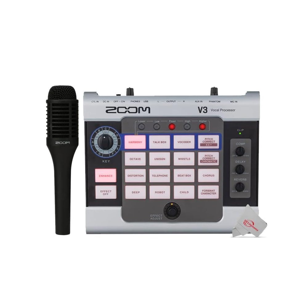 Zoom V3 Vocal Processor with SGV-6 Microphone Togo | Ubuy