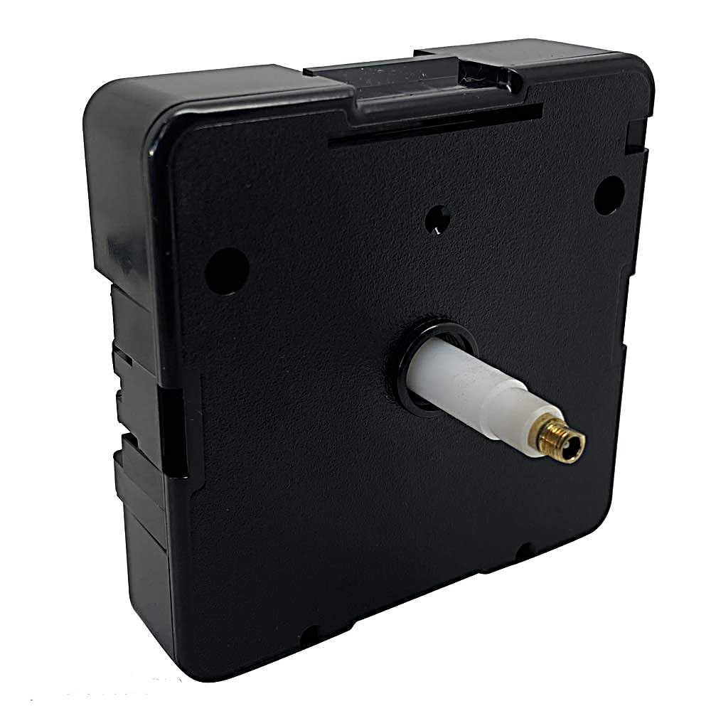 UTS High Torque Clock Movement Mechanism Motor Quartz German Euroshaft IEC R6+ Battery Green Setting Wheel Replacement For Large Hands (11mm Shaft - Faces Up To 2mm Thick)
