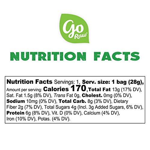 Go Raw Sweet Cinnamon Pumpkin & Sunflower Seeds Snack Mix, Grab and Go Single-Serve, 1 oz. Bags (Box of 12) — Keto | Vegan | Gluten Free| Organic - Thumbnail 3