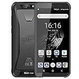 [page_title]-Blackview BV5500 Plus (2020) Outdoor Smartphone ohne Vertrag, Android 10,0 5,5 Zoll Display 3GB RAM+32GB Speicher, 4400mAh Akku, IP68 Wasserdicht, NFC, Face ID, 4G Dual SIM Günstige Handy (Schwarz)