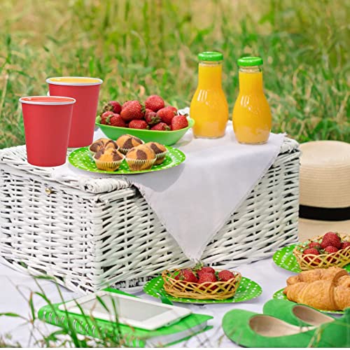 Hssugi 25 Pack Paper Cups 8 Oz,Red Cups For Party, Disposable Paper Coffee Cups, Suitable For Offices, Home Kitchens, Coffee Shops,Tea, Water, Juice Great For Home And Office(Red) #TOP4