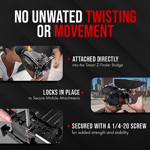 Image of Zacuto Accessory Rail | Multi-Point Attachment Hub for Filmmaking & Content Creator Accessories - Compatible with Smart Z-Finder Bridge | for Shot Stability & Versatility | Designed for Mobile Phones